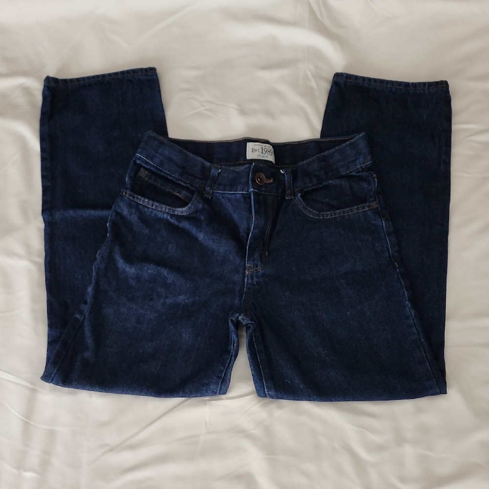 The Children's Place Boys Deep Blue Jeans. Size 12 Loose